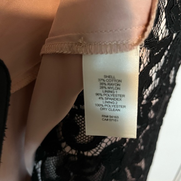 New With Tags - Eliza J Black Lace A-Line Dress with Puff Sleeves - Picture 11 of 11